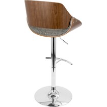 uma gray bar stool   