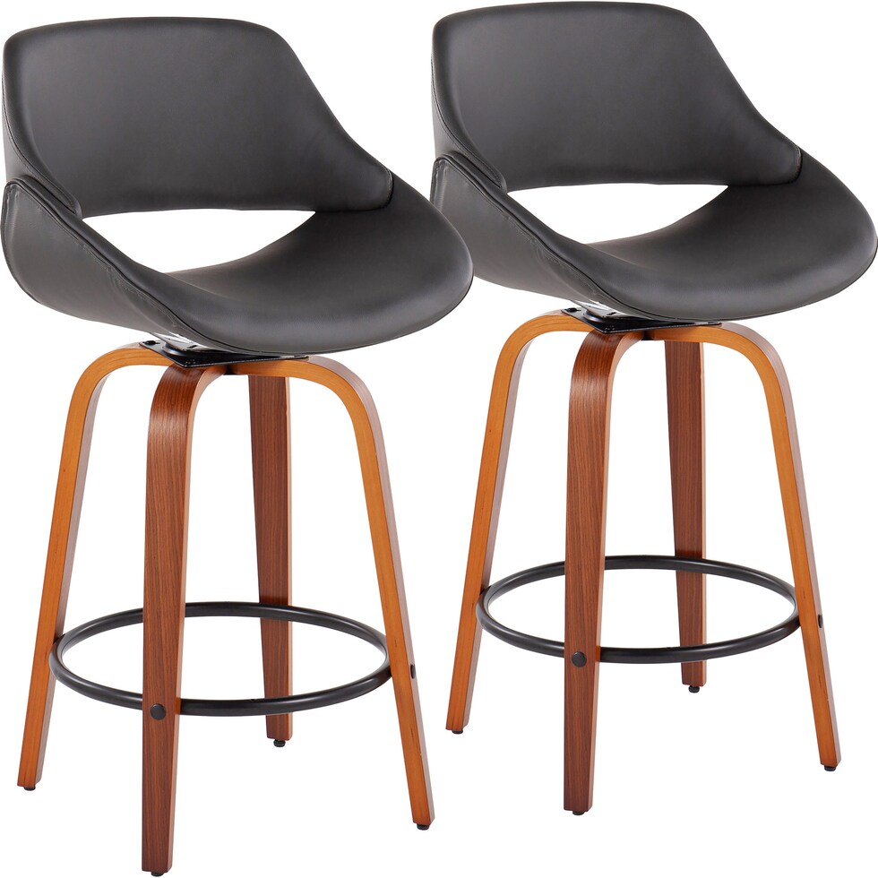 uma gray counter height stool   