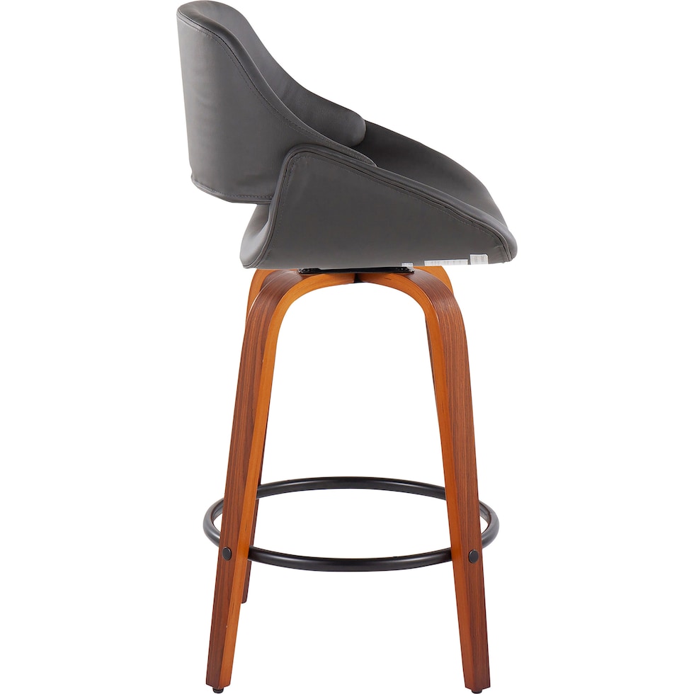 uma gray counter height stool   