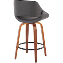 uma gray counter height stool   