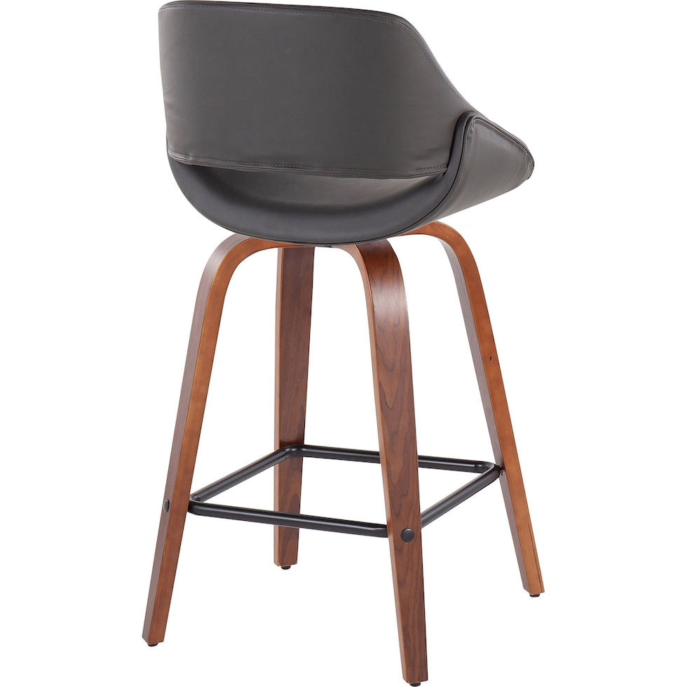 uma gray counter height stool   