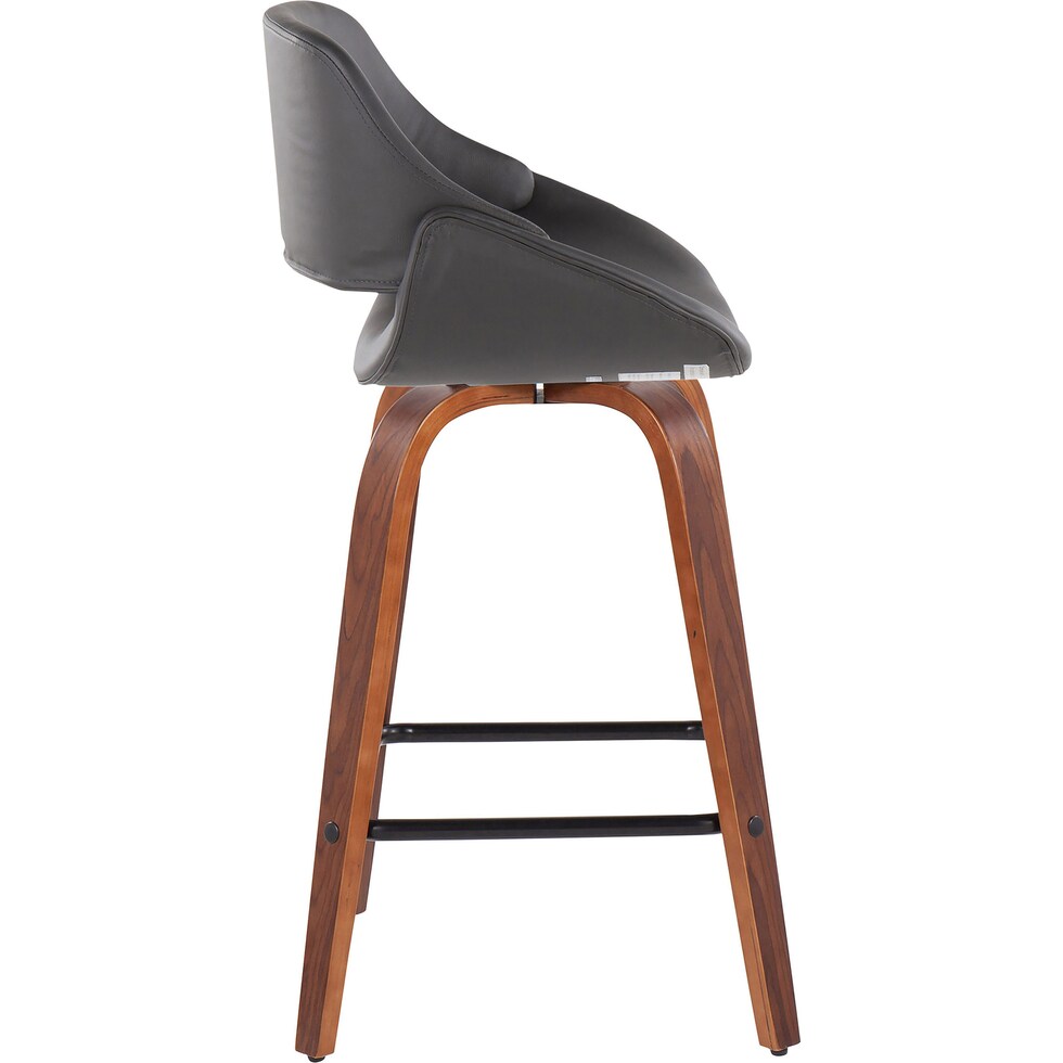 uma gray counter height stool   