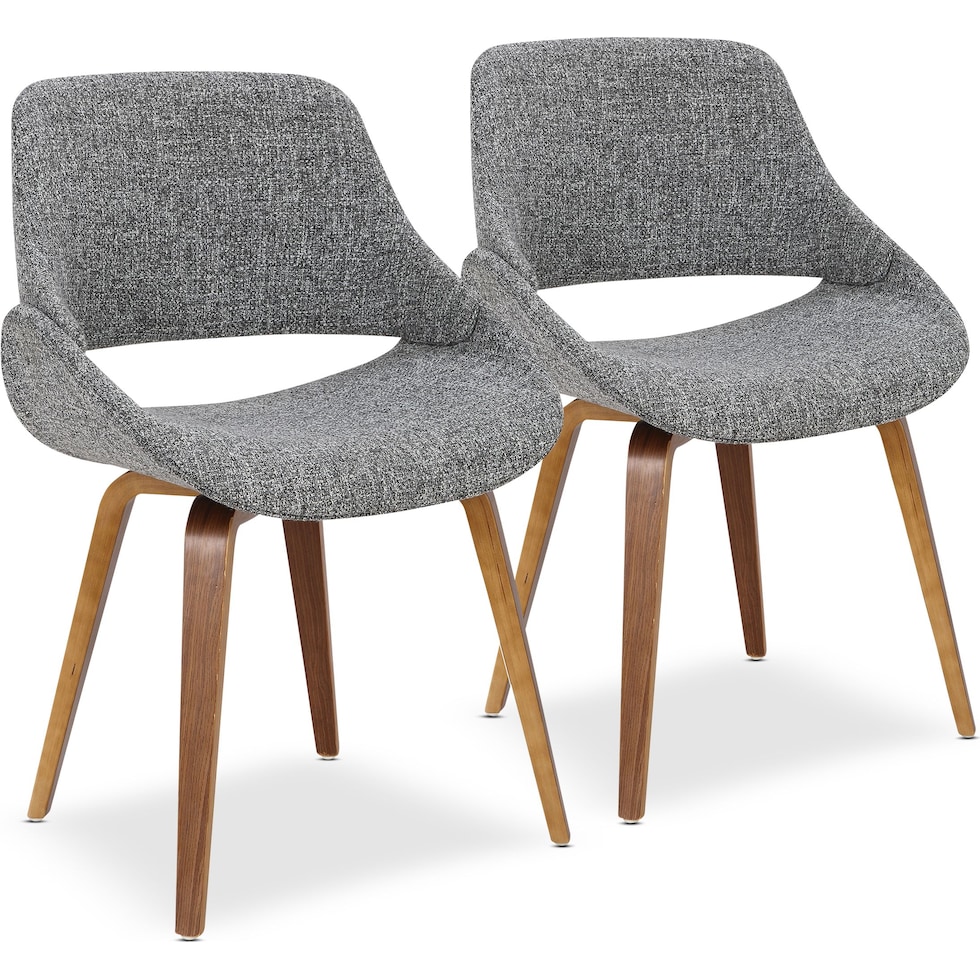 uma gray dining chair   