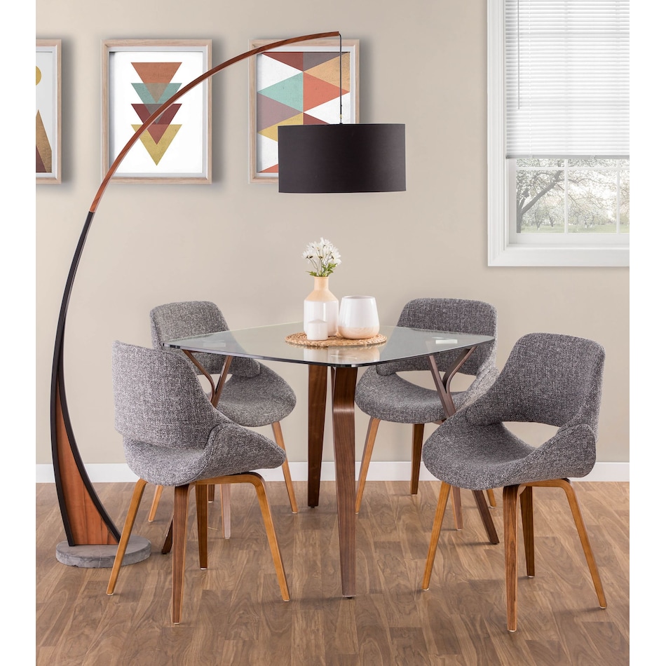 uma gray dining chair   