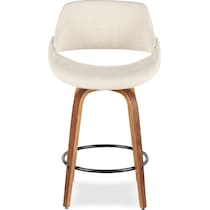 uma white counter height stool   