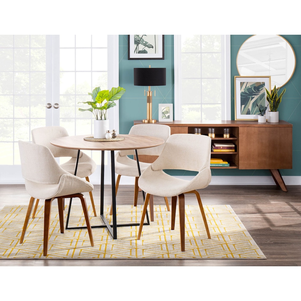 uma white dining chair   