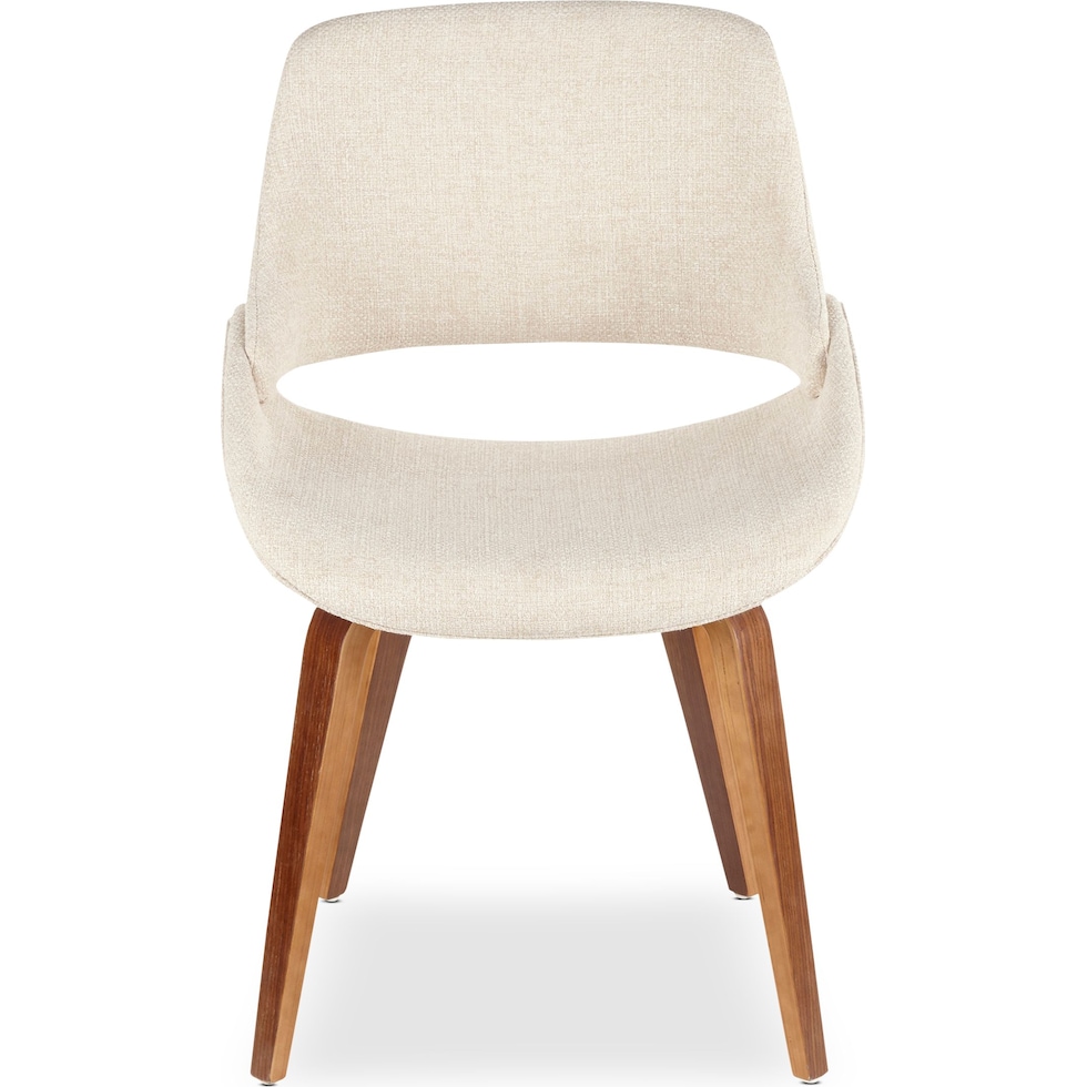 uma white dining chair   