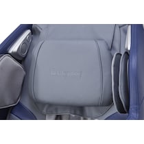 unwind blue gray massage chair   