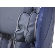 unwind blue gray massage chair   