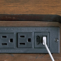 uptown brown gray  pc king bedroom   