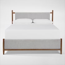 uptown brown gray king bed   