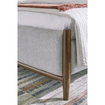 uptown brown gray king bed   