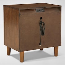 uptown brown nightstand   