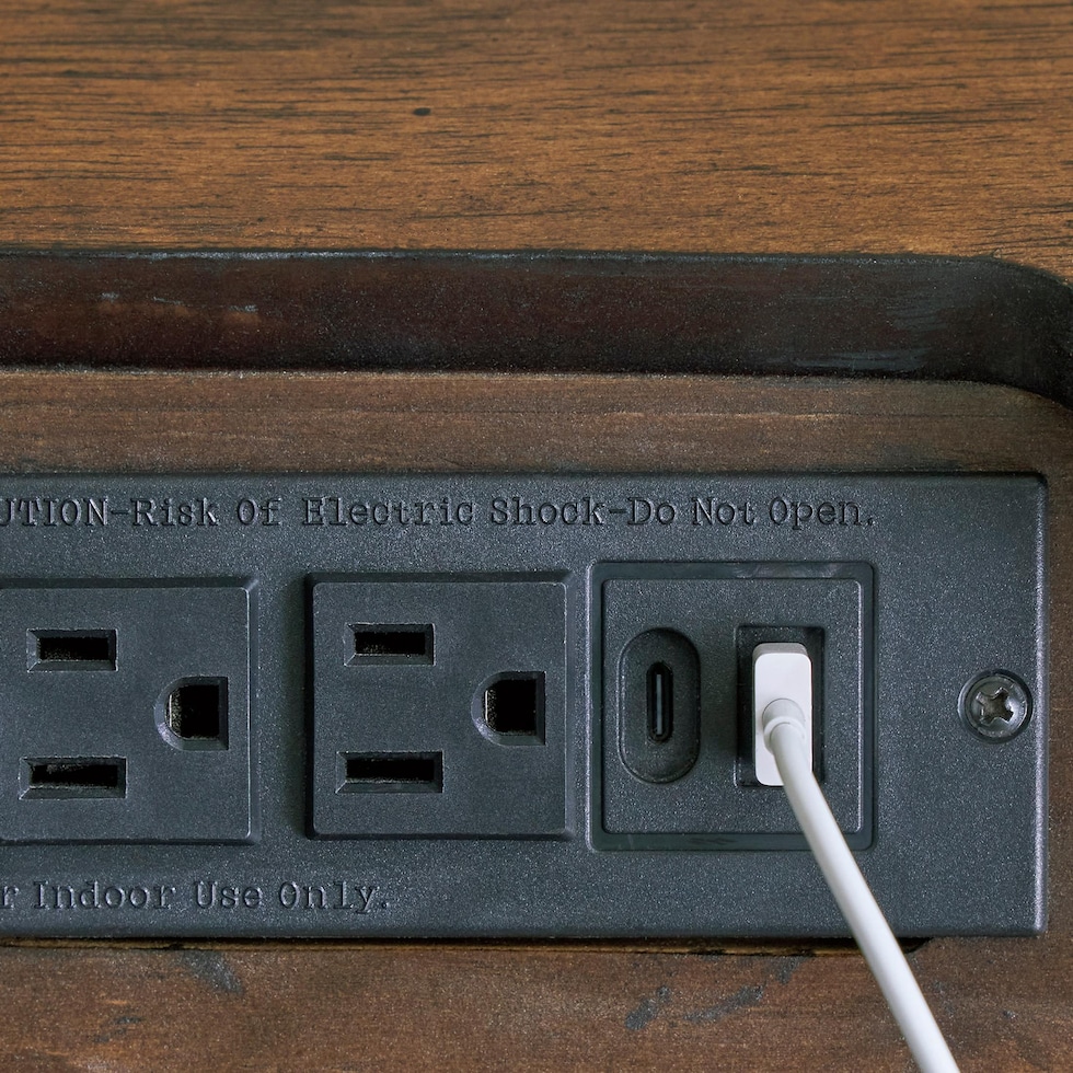 uptown brown nightstand   