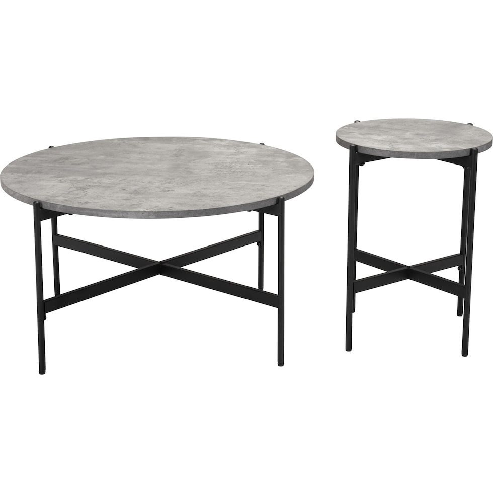 urban gray black coffee table   