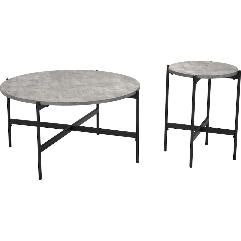 urban gray black coffee table   