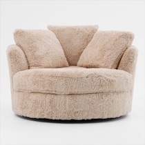 vail neutral swivel chair   