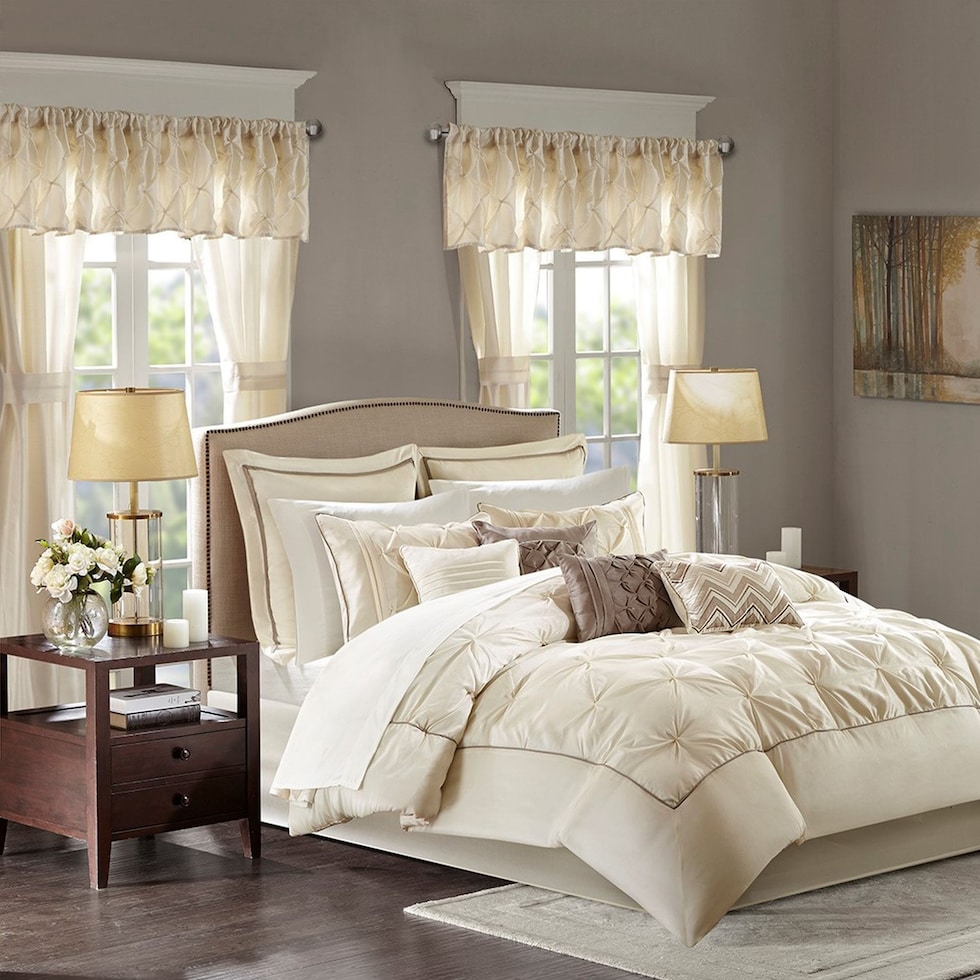 valeah white california king bedding set   