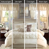 valeah white california king bedding set   