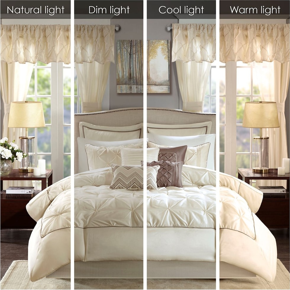 valeah white king bedding set   