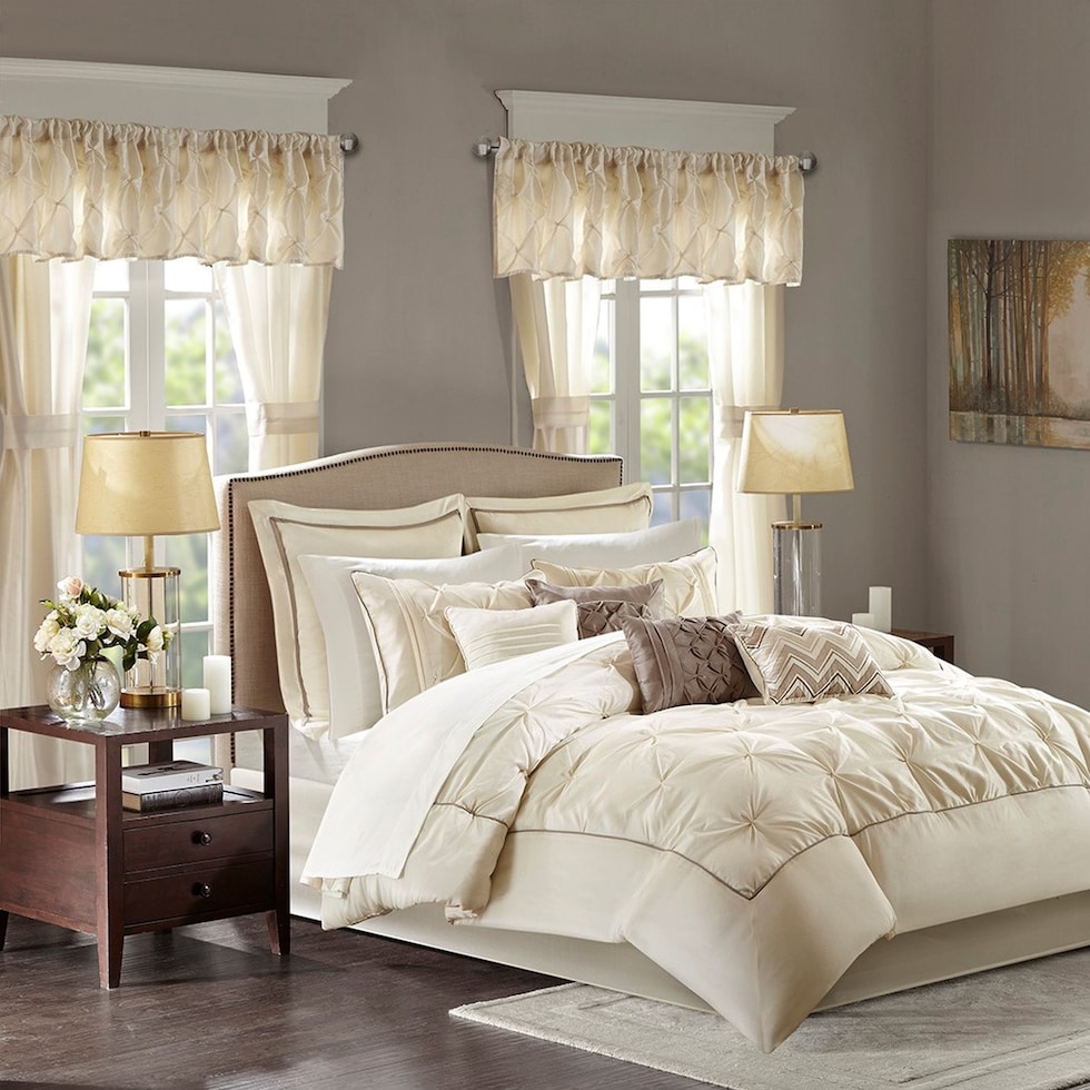 valeah white queen bedding set   