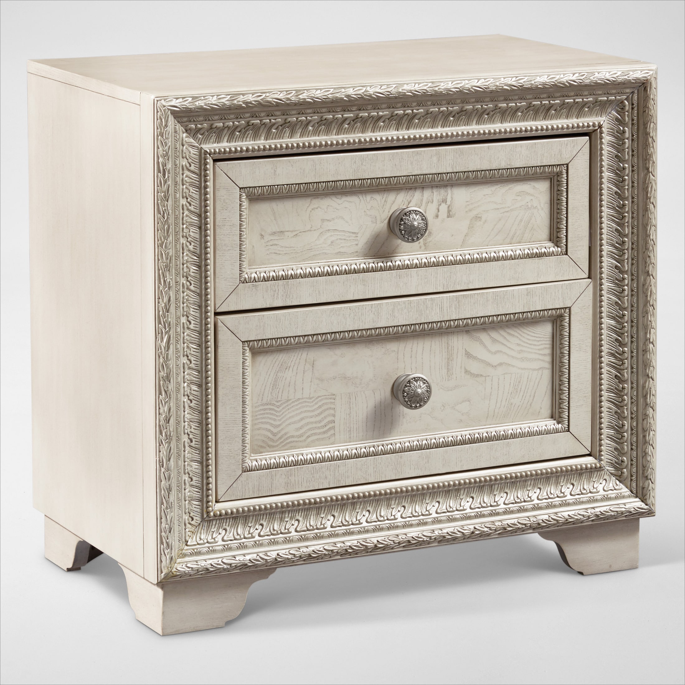 Valentina Nightstand with USB Charging | Value City Furniture