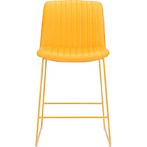 valleta yellow  pack counter height stools   