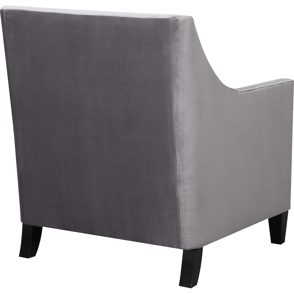 valo gray accent chair   