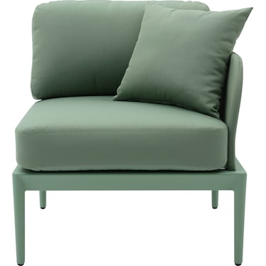 Vancouver Outdoor Right Arm Facing Chair  - Green