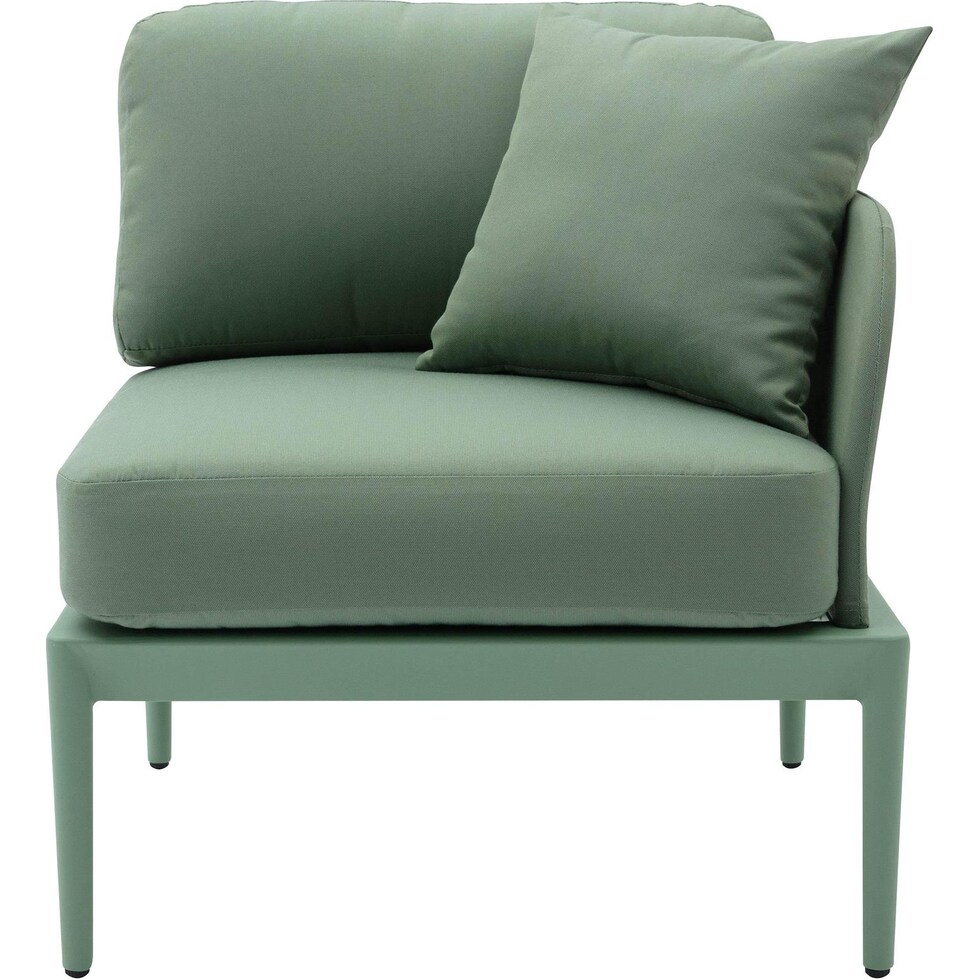 vancouver green outdoor chair   