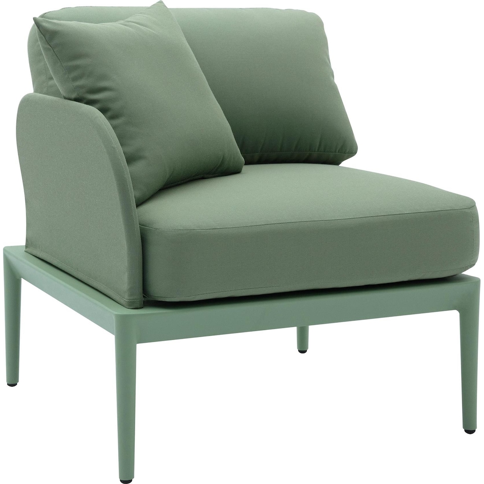 vancouver green outdoor chair   