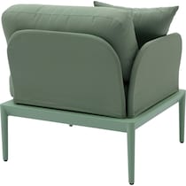 vancouver green outdoor chair   