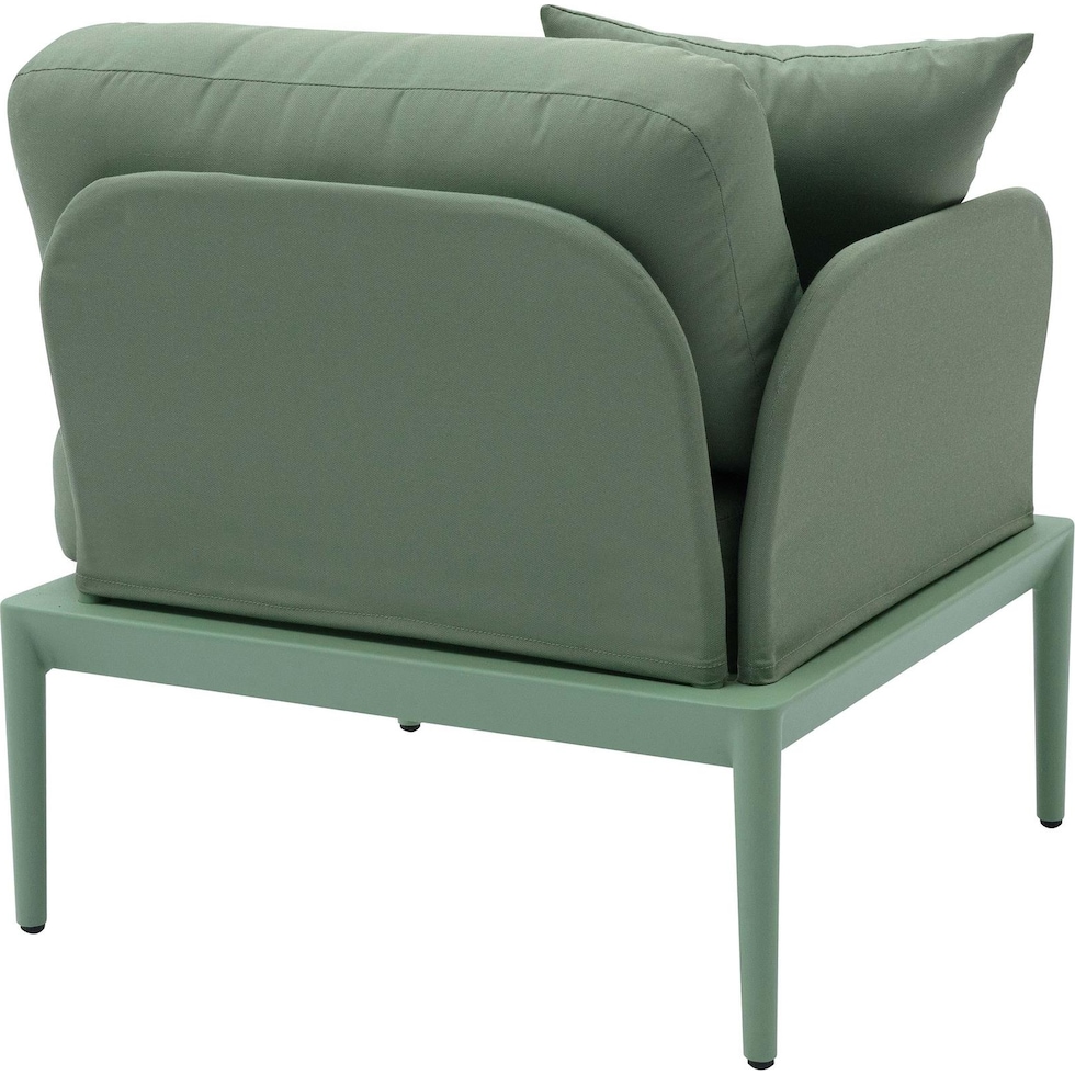 vancouver green outdoor chair   