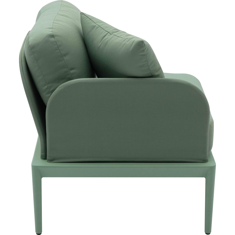 vancouver green outdoor chair   
