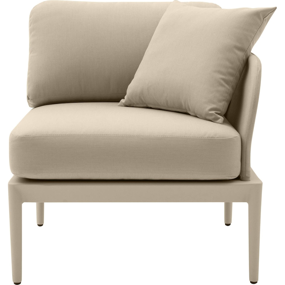 vancouver light brown outdoor chair   