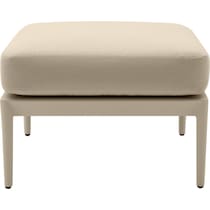 vancouver light brown outdoor ottoman   