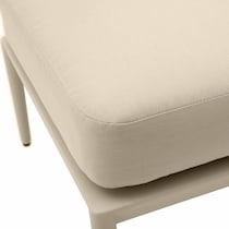 vancouver light brown outdoor ottoman   
