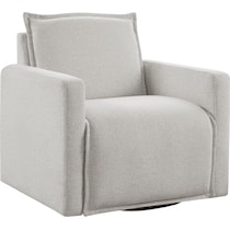 vasanta white accent chair   