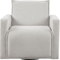 vasanta white accent chair   