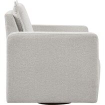 vasanta white accent chair   