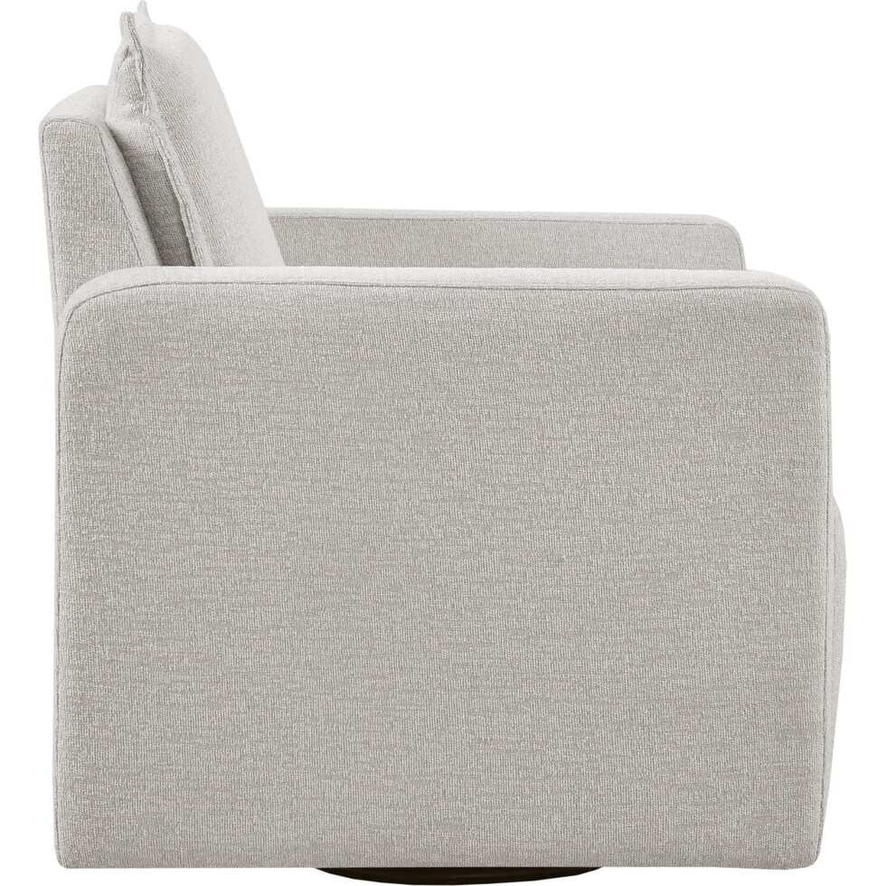 vasanta white accent chair   