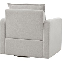 vasanta white accent chair   