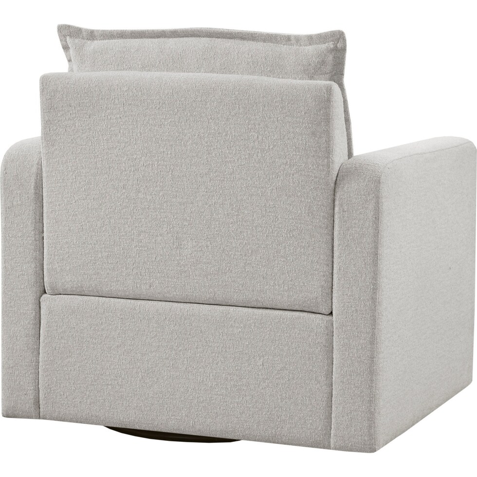 vasanta white accent chair   