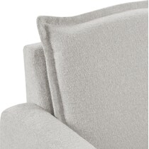 vasanta white accent chair   