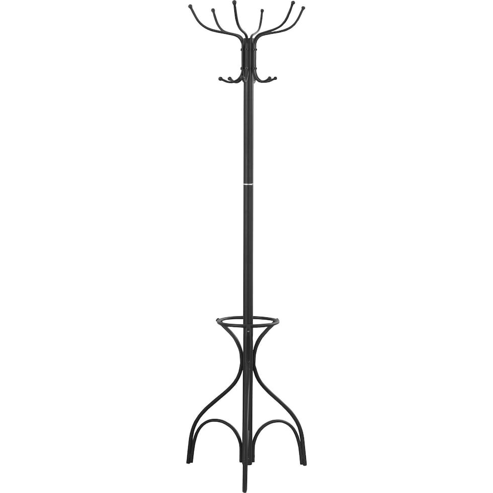 vector black coat rack   