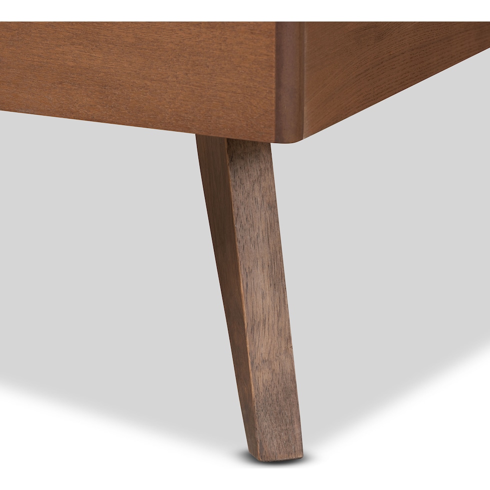 vega dark brown twin bed frame   