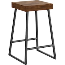 vendalia light brown counter height stool   