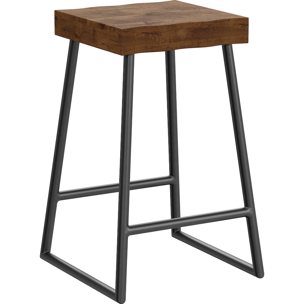 vendalia light brown counter height stool   