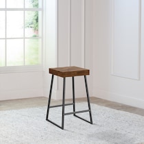 vendalia light brown counter height stool   