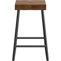 vendalia light brown counter height stool   